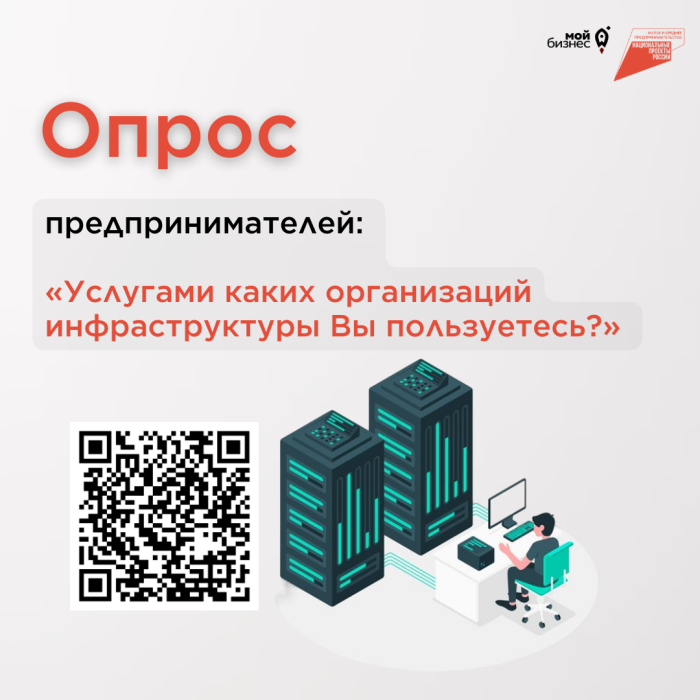 Стартовал опрос предпринимателей «Услугами каких организаций инфраструктуры Вы пользуетесь?»