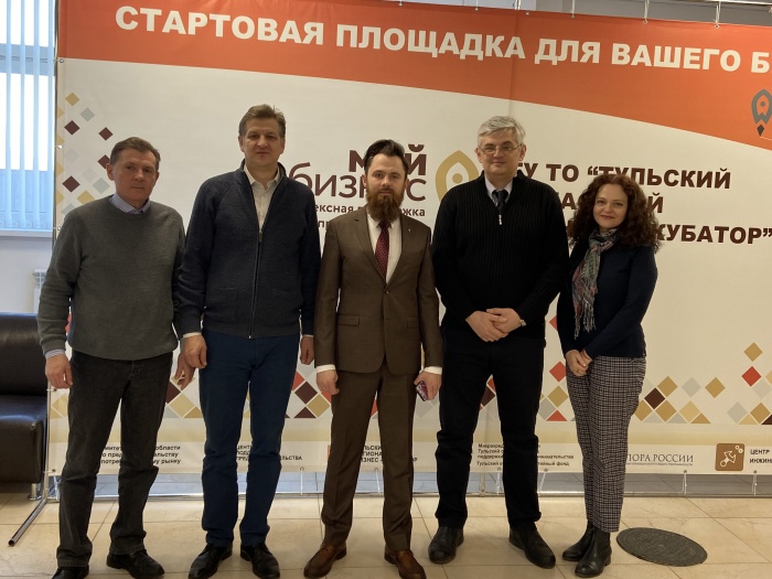 Встреча сотрудников Регионального центра инжиниринга и кластерного развития Липецкой области с коллегами в Туле